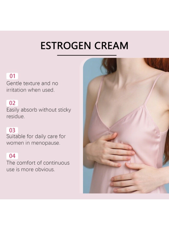 EELHOE ADVANCED SOOTHE Estrogen Cream, Estriol Cream for Women Menopause Relief: Natural Bioidentical Estrogen Cream, Hormone Balance, Perimenopause Support - l Health, Itch, Hot Flashes, Night Sweats, 50g - Image 3